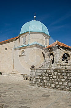 Church of Our Lady of the Rocks, Kotor Bay, Montenegro photo